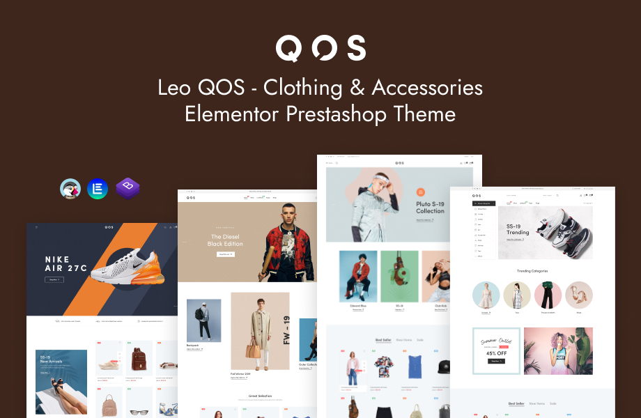 Leo Qos - Clothing & Accessories Elementor Prestashop Theme