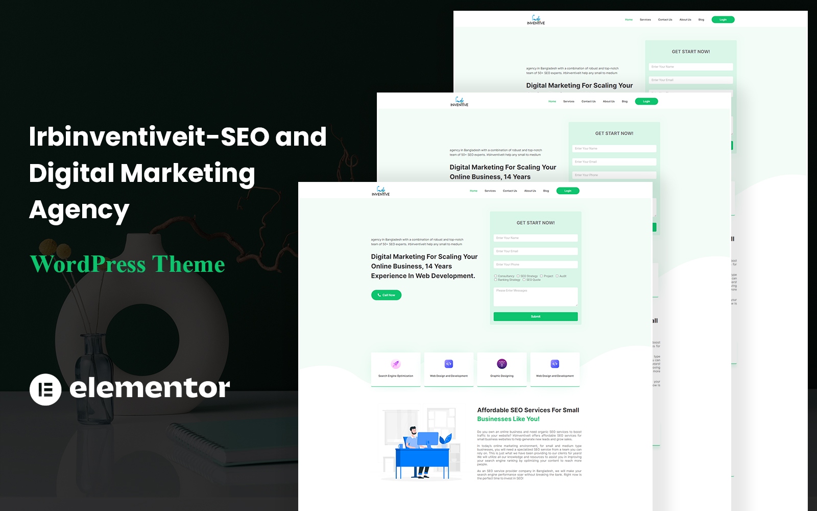 lrbinventiveit - SEO and Digital Marketing Agency WordPress Theme