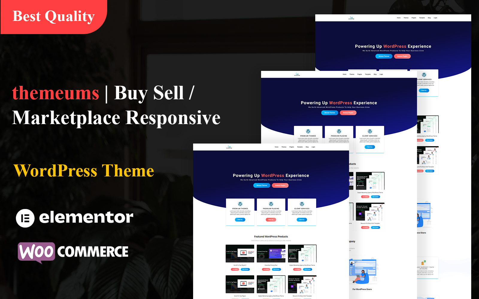 Themums - Theme and Plugin Sell Marketplace Responsive WordPress Theme