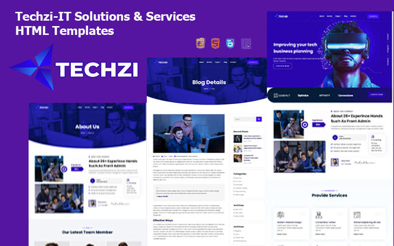 Techzi-IT Solutions & Services Template