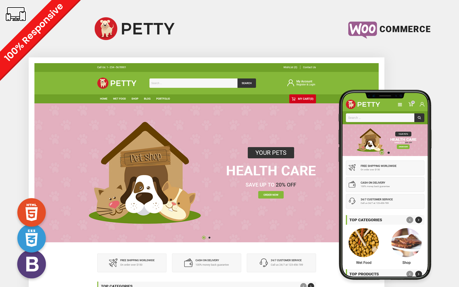 Petty - Responsive WooCommerce Template