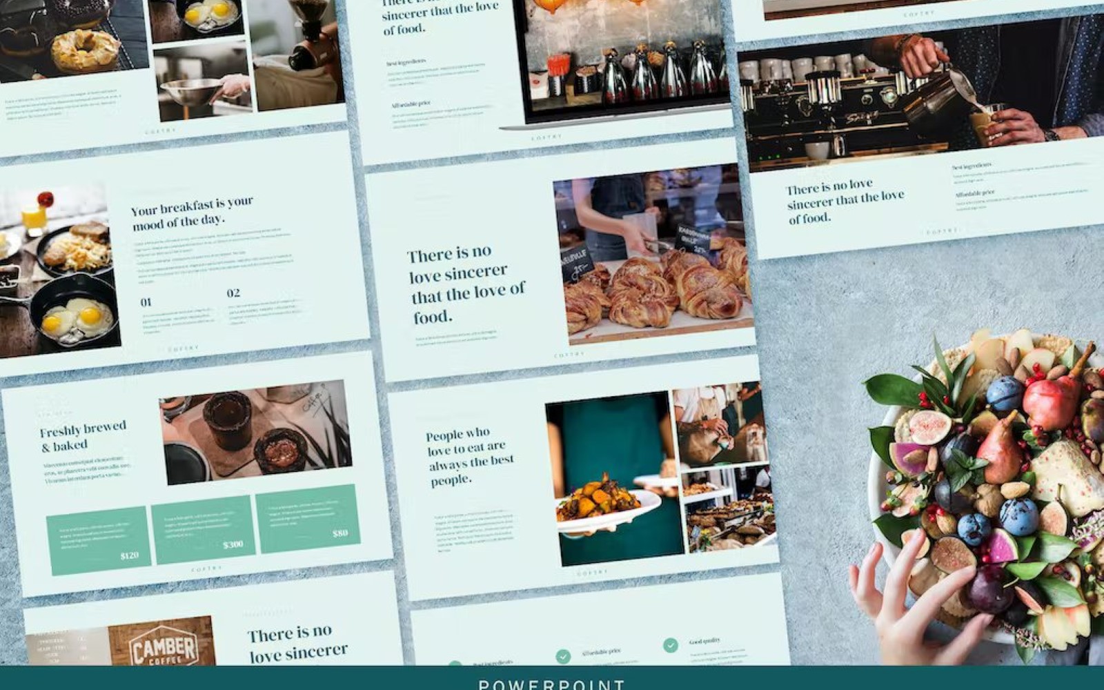 Coftry - Food & Cuisine Powerpoint Template