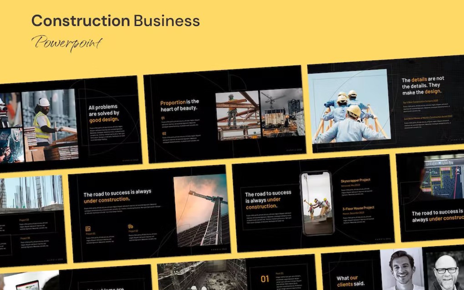 Construction & Architecture Business - Powerpoint