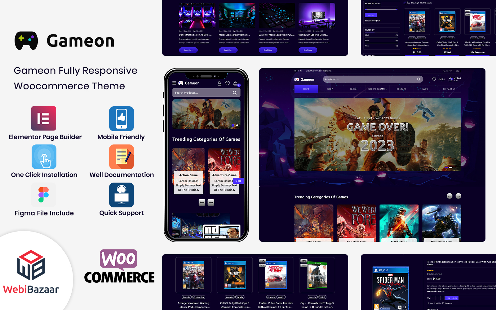 GameOn - Game Accessories Elementor WooCommerce Theme