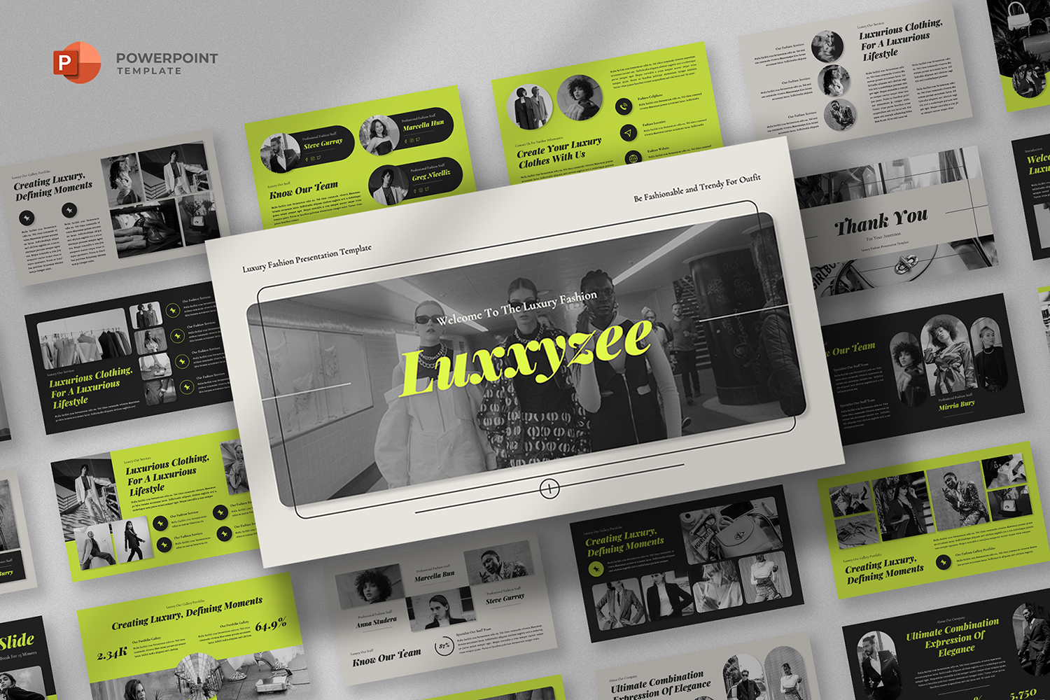 Luxxyzee - Luxury Fashion Powerpoint Template