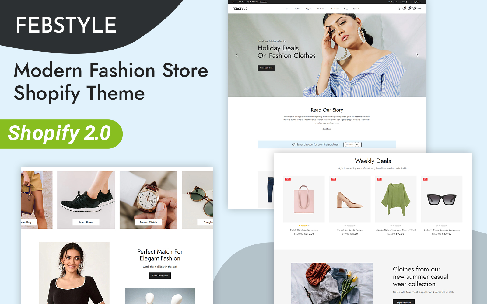 FEBSTYLE - Multipurpose Fashion Store Shopify 2.0 Responsive Theme