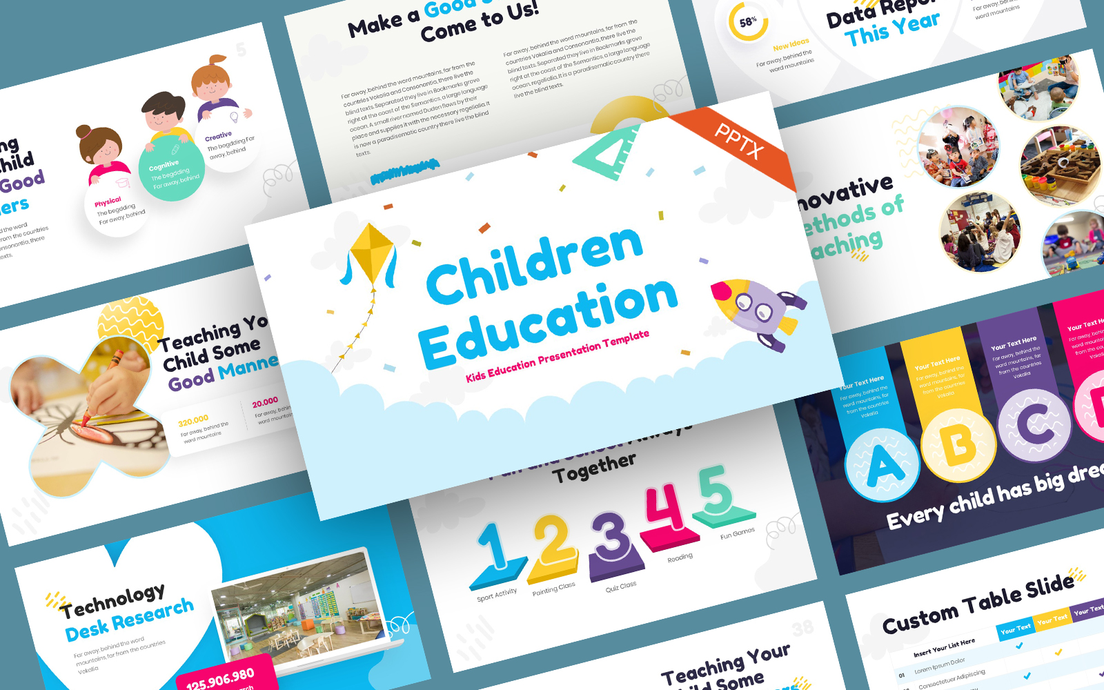 Kiddo Children Education PowerPoint Template