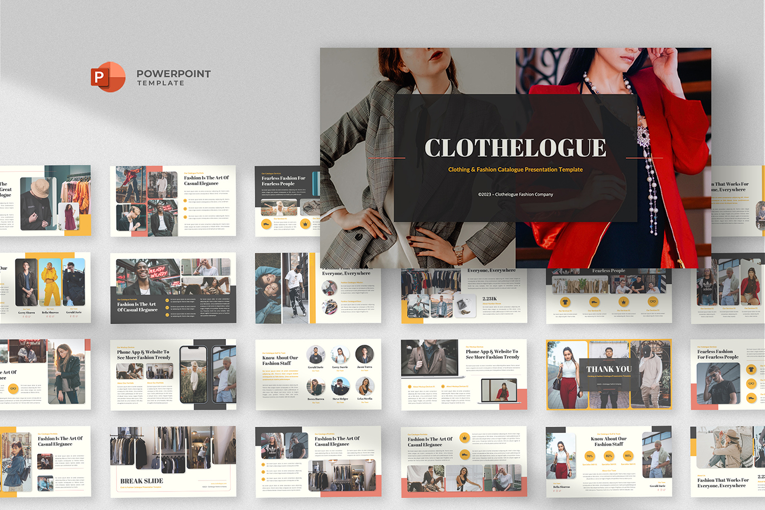 Clothelogue - Fashion Catalogue Powerpoint Template