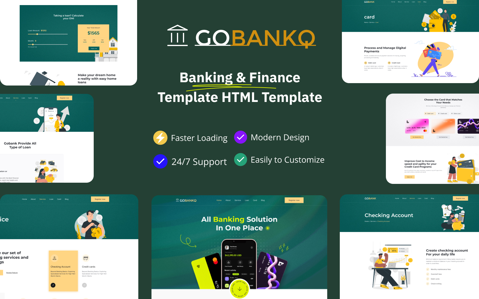 Gobank- Banking & Finance HTML Template