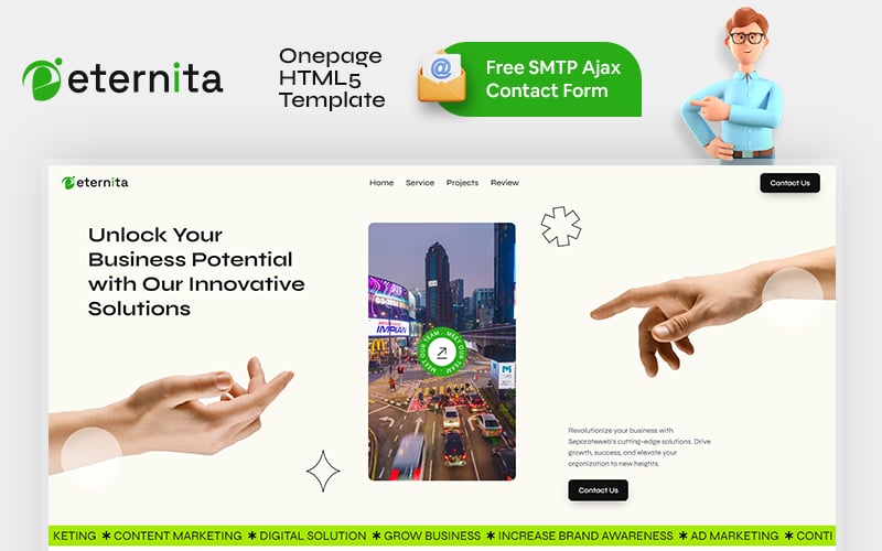Eternita - Onepage HTML5 Template