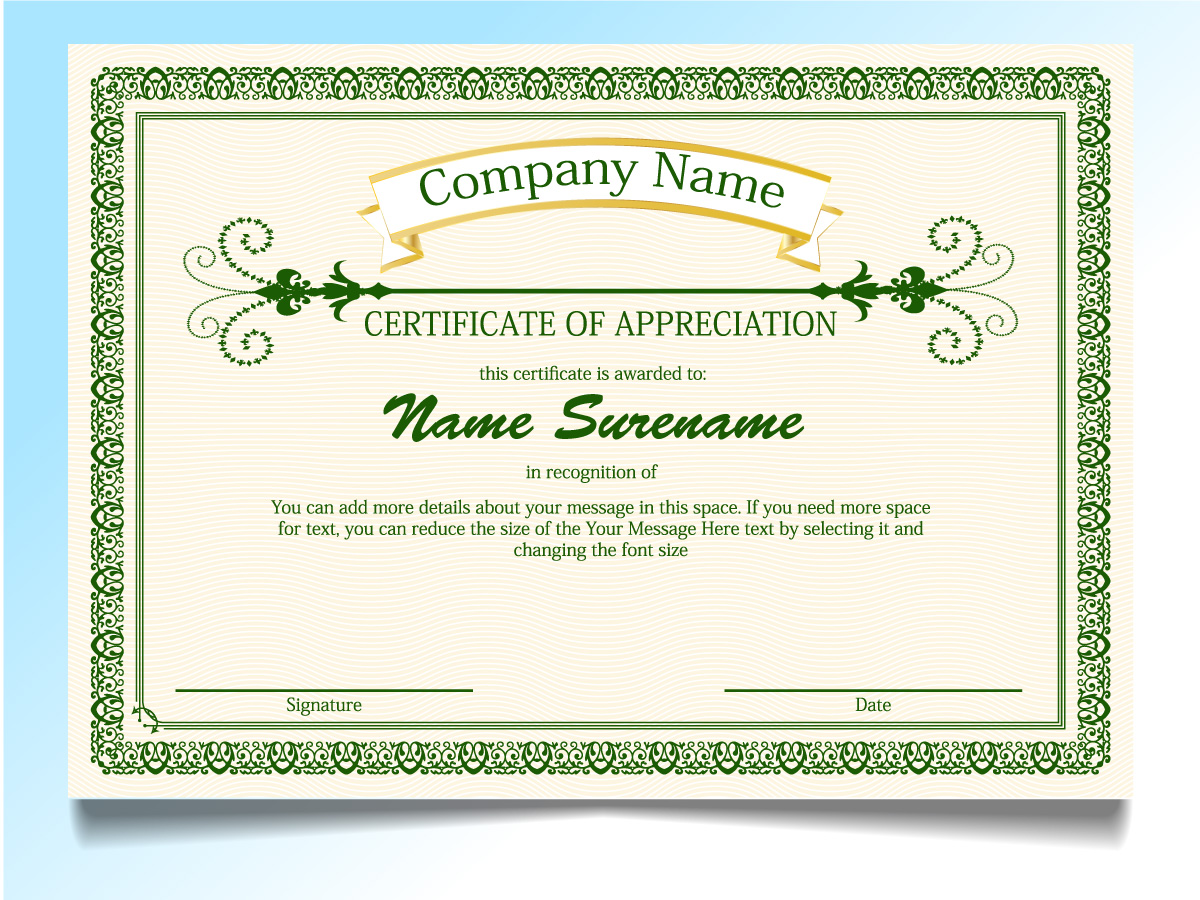 Certificate Templates