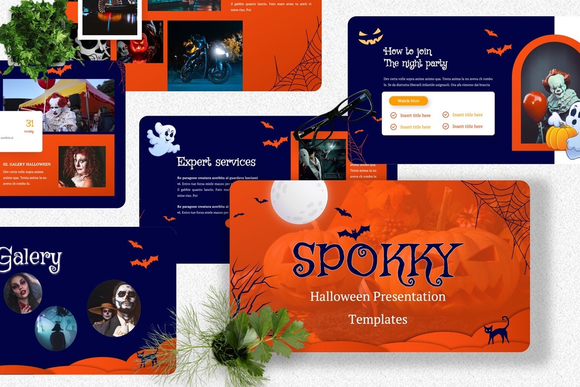 Spokky - Halloween Powerpoint Templates