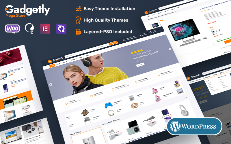 Gadgetly – Electronics & Gadgets Marketplace Theme For WooCommerce Stores