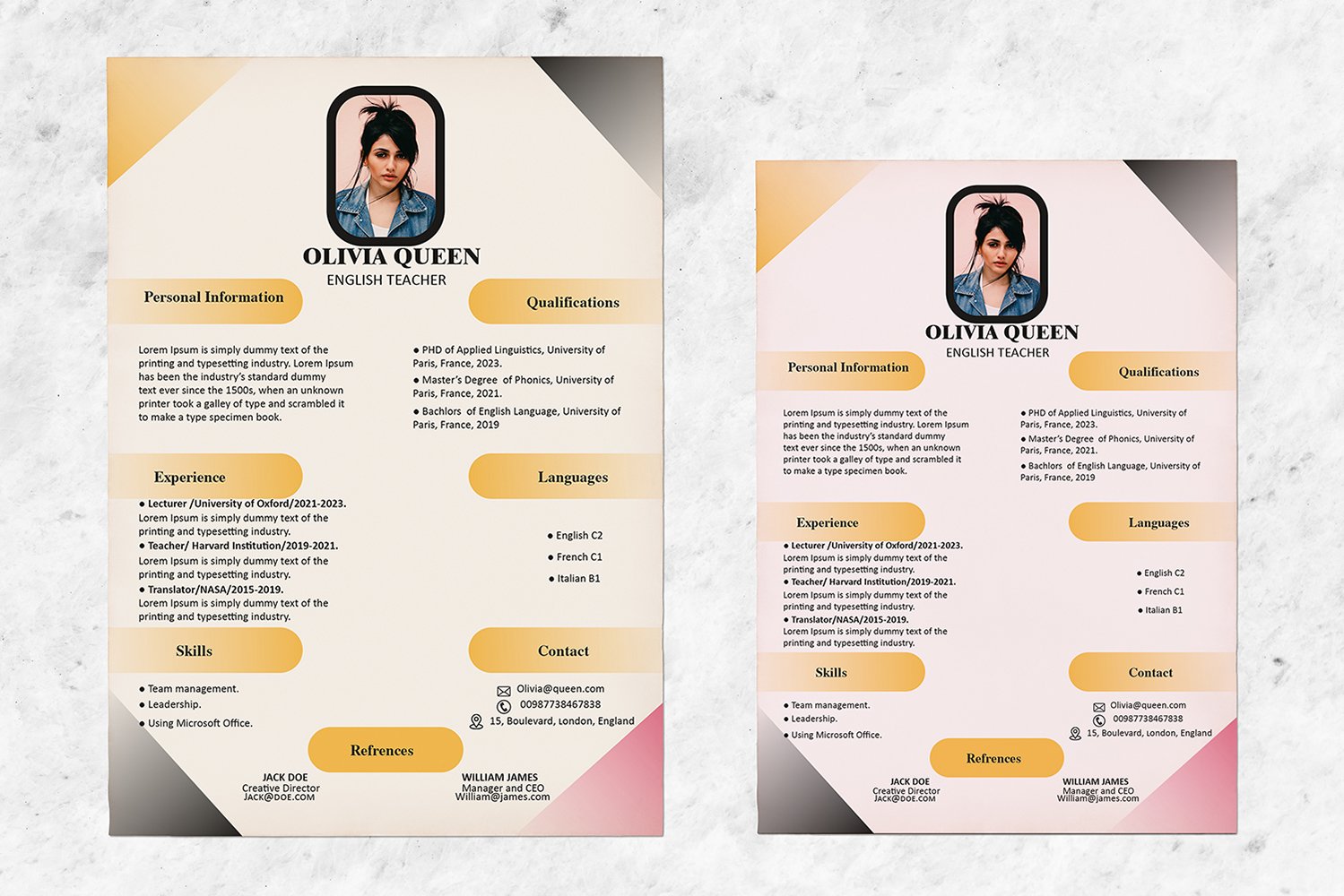 Resume Templates