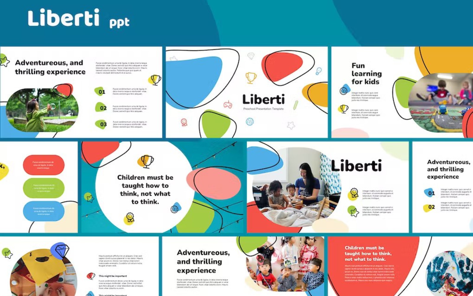 Liberti - Preschool Template Powerpoint