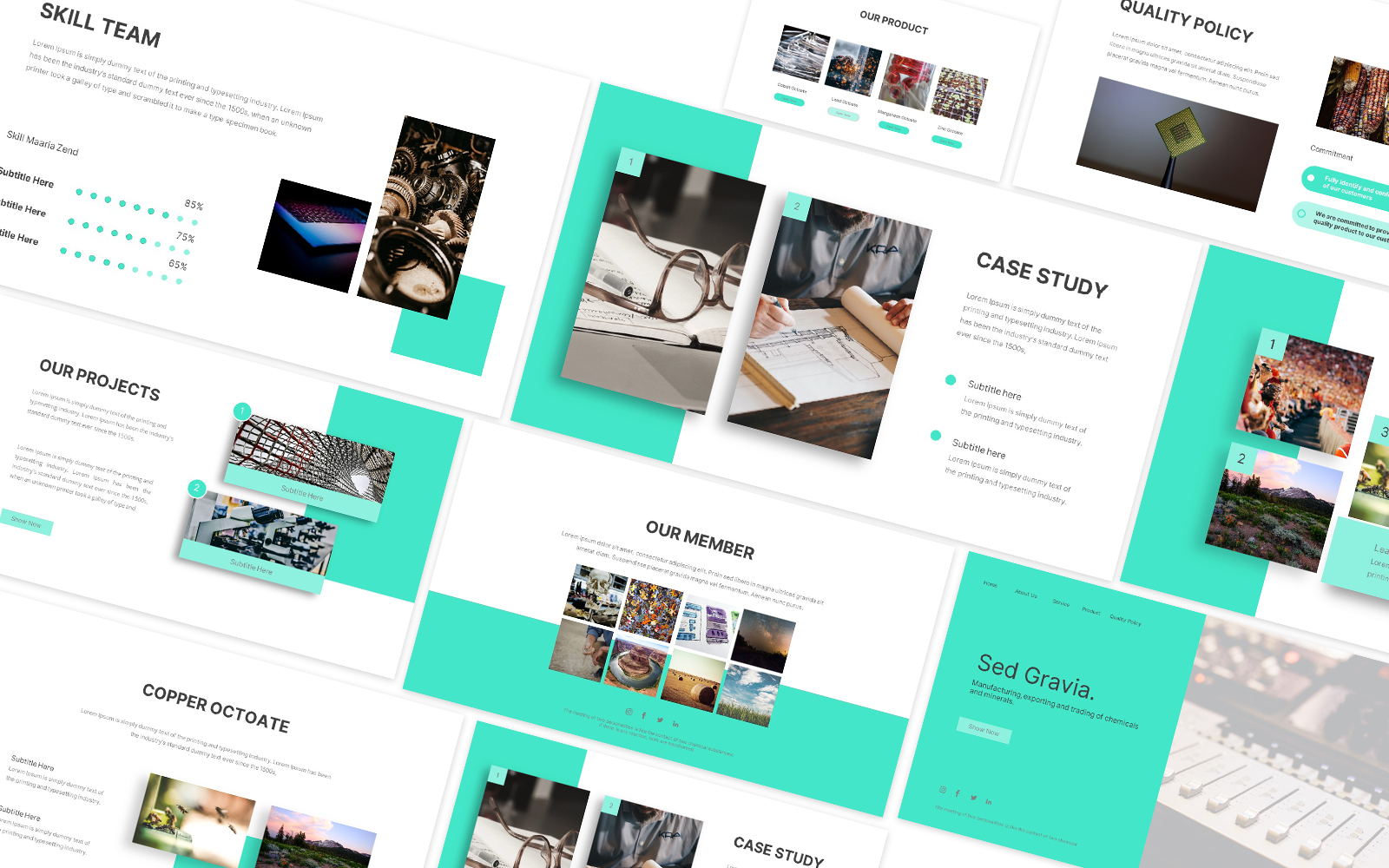 Sed Gravia Research Powerpoint Template