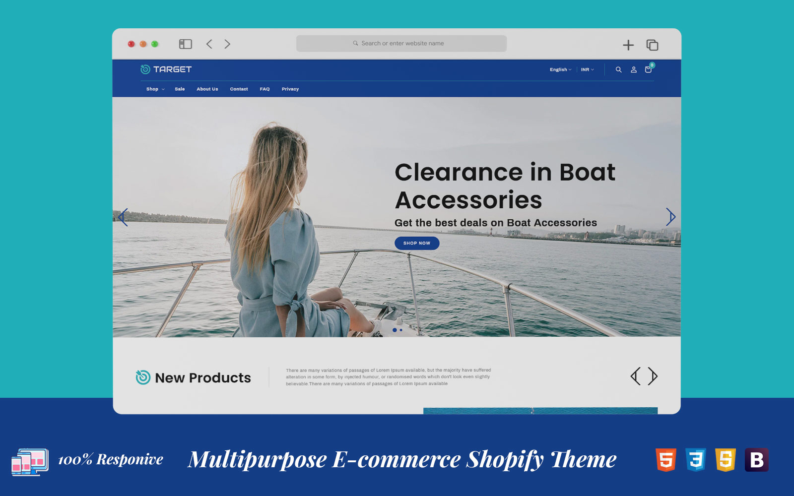 Target Fishing Cruise - Online Ticket Shopify OS 2.0 Theme
