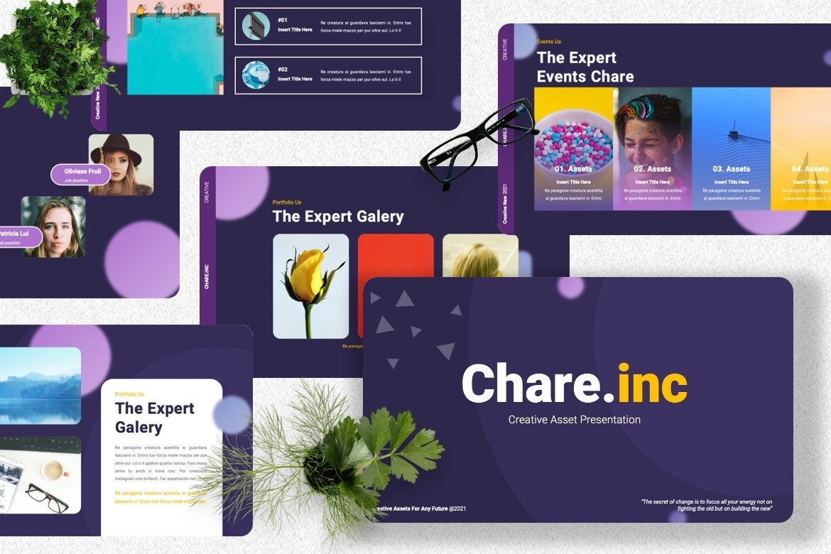 Chare - Creative Digital Powerpoint Template