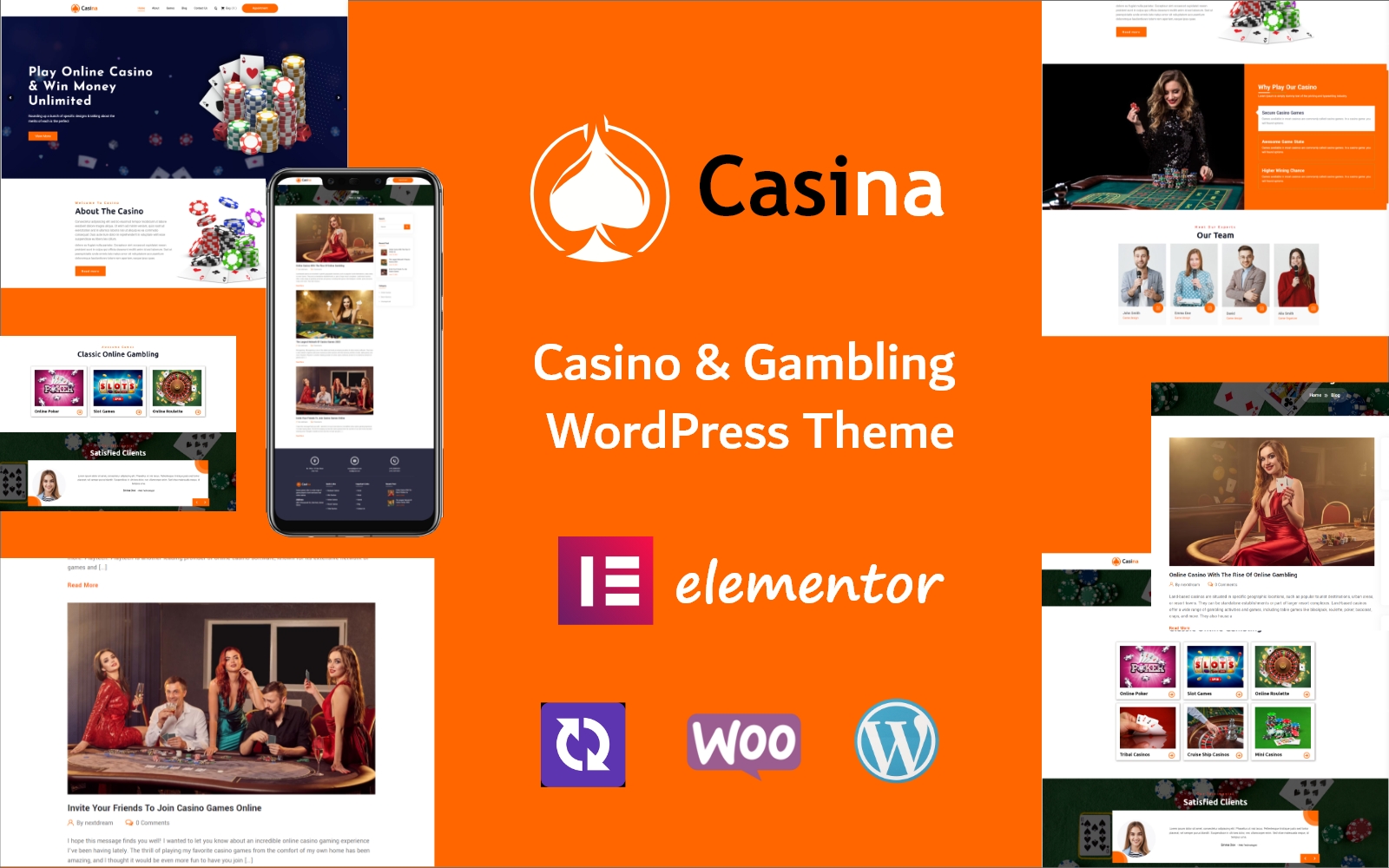 Online Casino - Gambling & Betting WordPress Theme