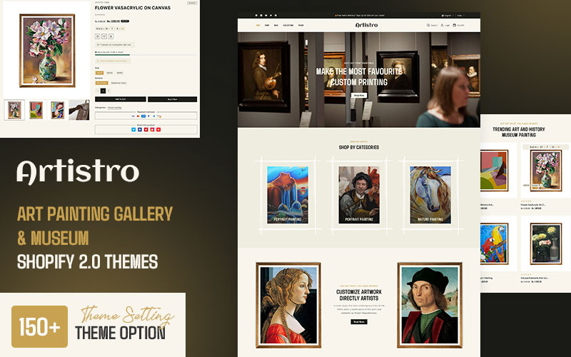 Artistro - Art Painting & Handmade Crafts Multipurpose Shopify 2.0 Responsive Theme