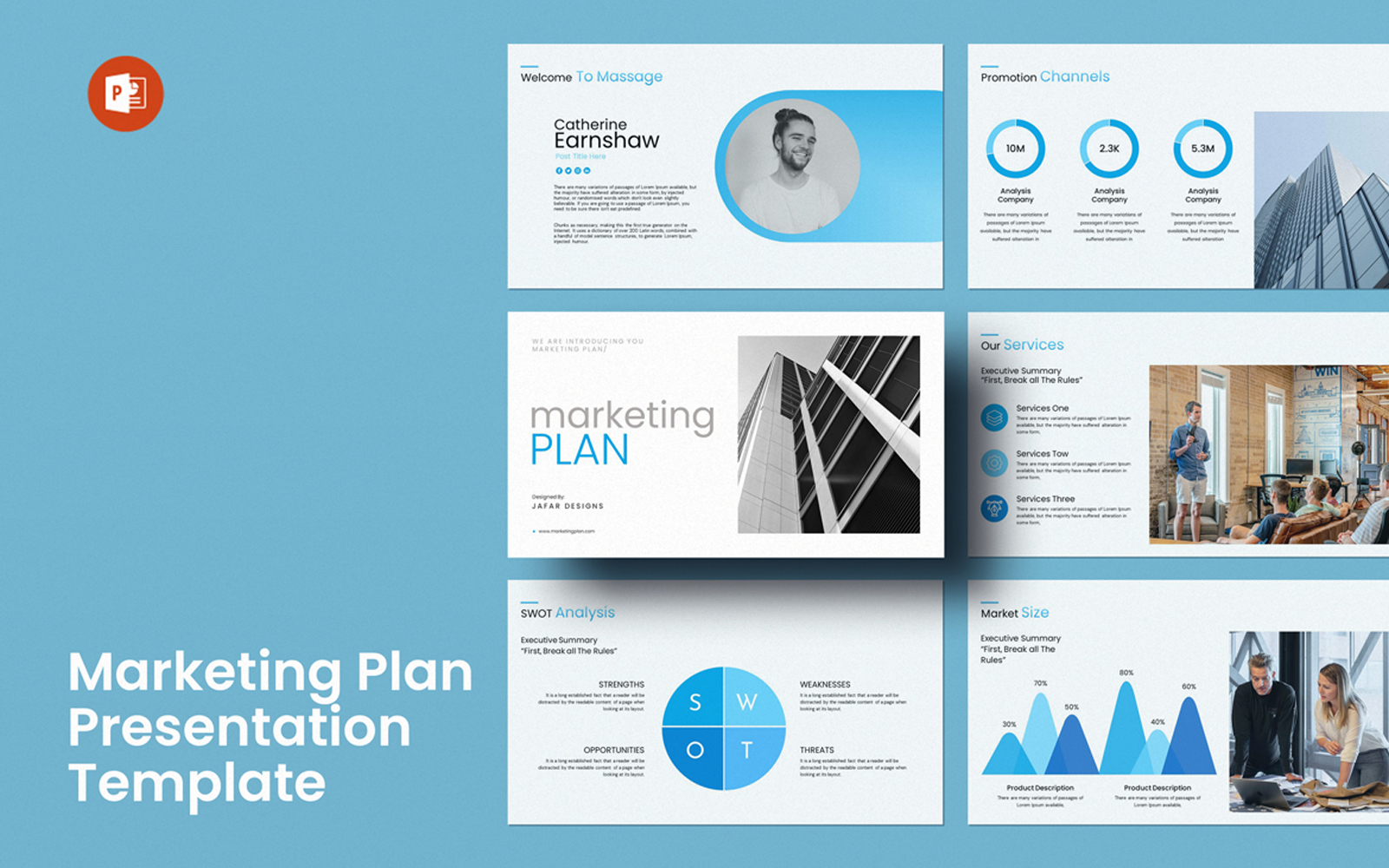 Marketing Plan PowerPoint  Template