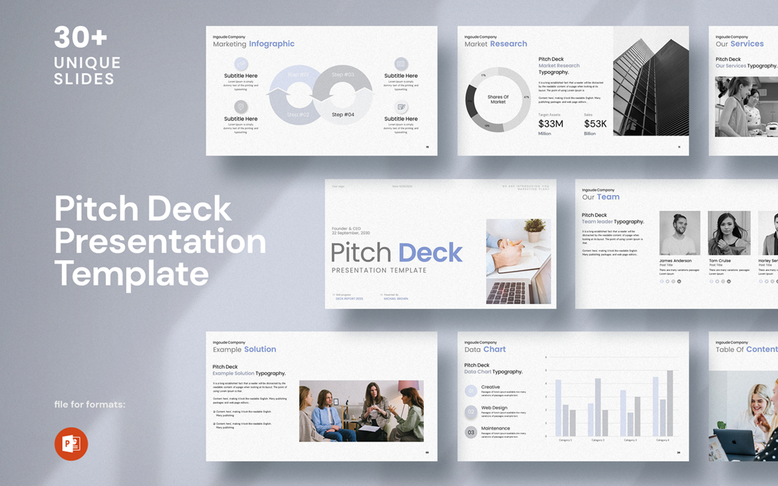Pitch Deck PowrePoint Template