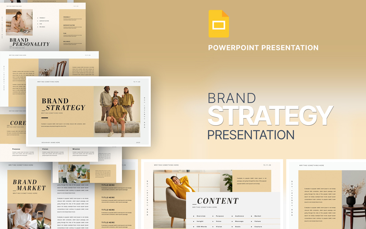 Brand Strategy Presentation Template'