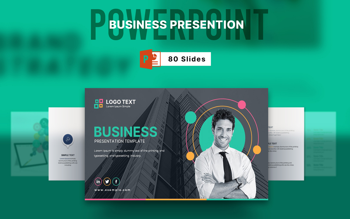 Business Presentation PowerPoint Template;
