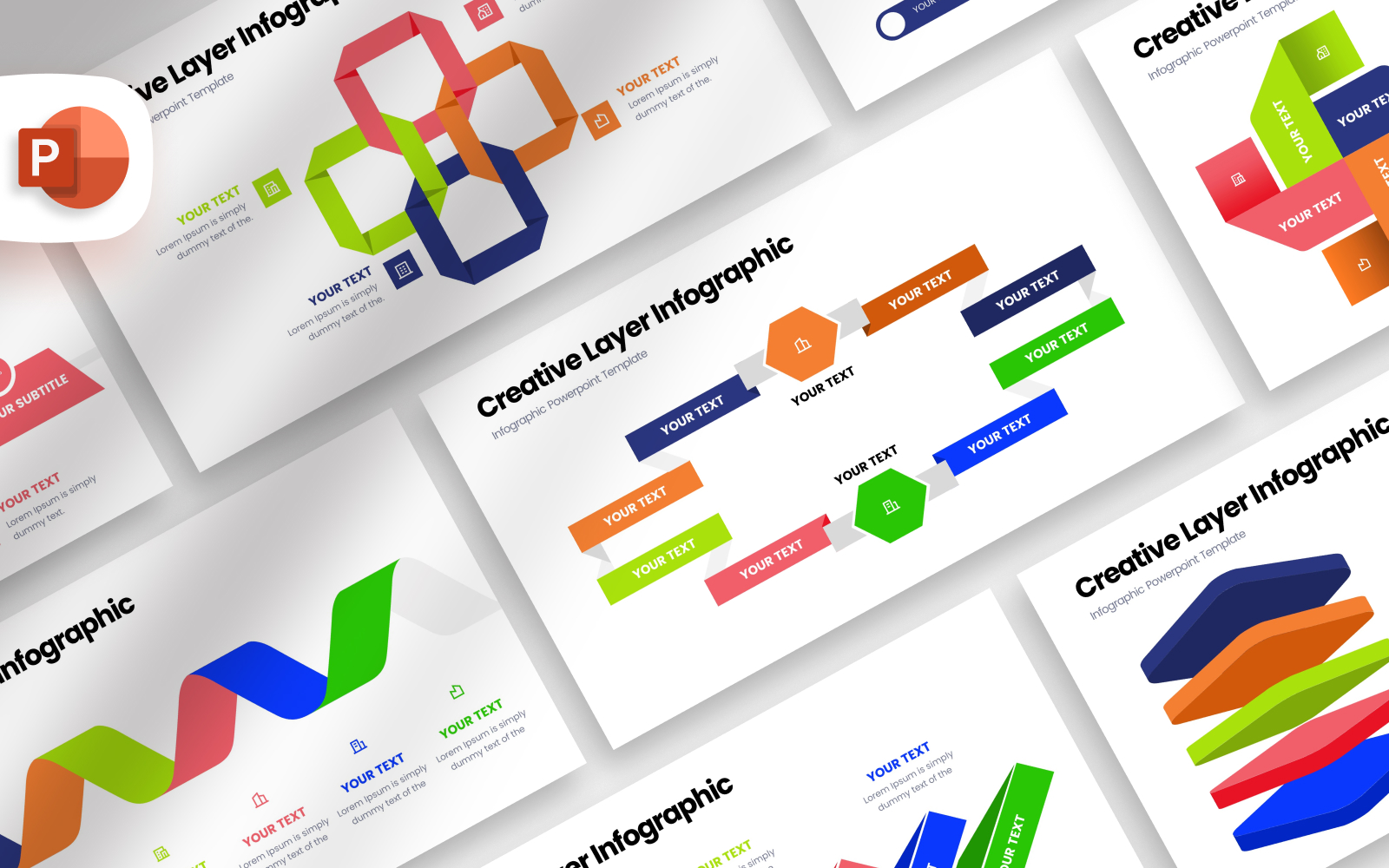 Creative Layer Infographic Presentation Template