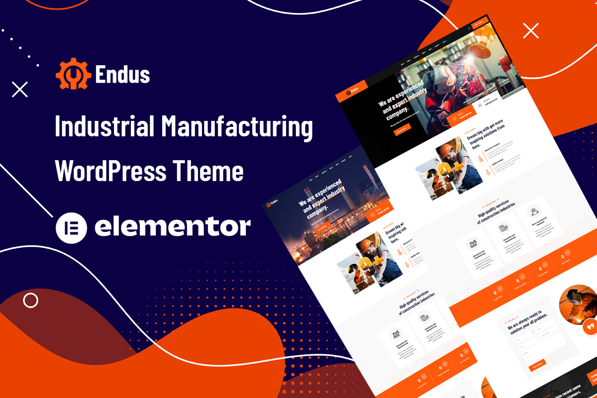 Endus - Industrial Manufacturing WordPress Theme