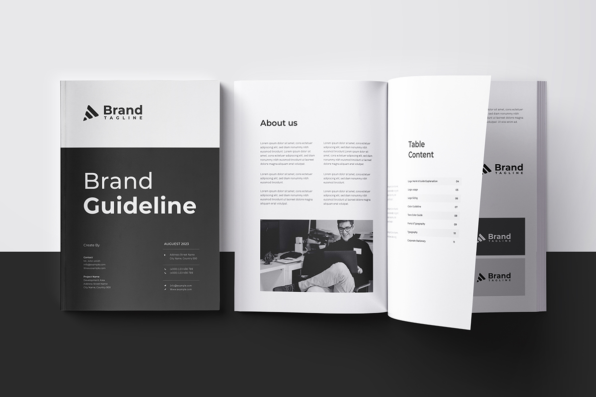Brand Guidelines Layout Design