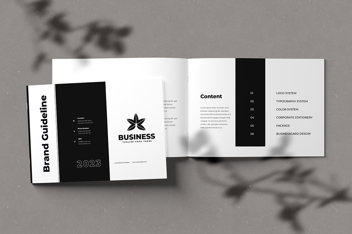 Brand Guidelines Layout Design_ Black Accent
