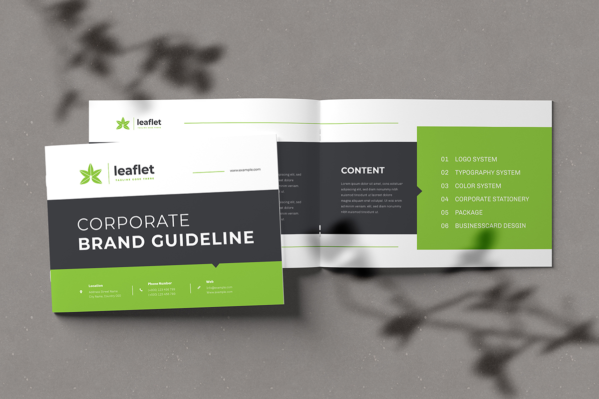 Brand Guideline Template and Corporate Brand Guideline Template
