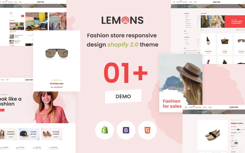 Lemons - The Lifestyle Fashion Responsive Shopify Theme