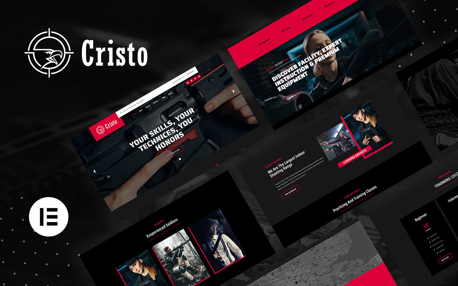 Cristo - Training Camp & Gun Club WordPress Theme