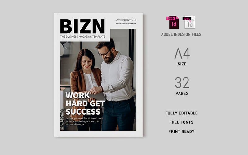 Business Magazine Template 11