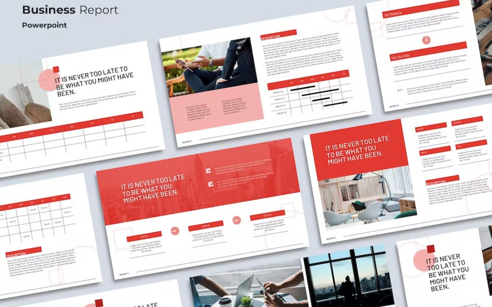 Planen - Business Report Powerpoint