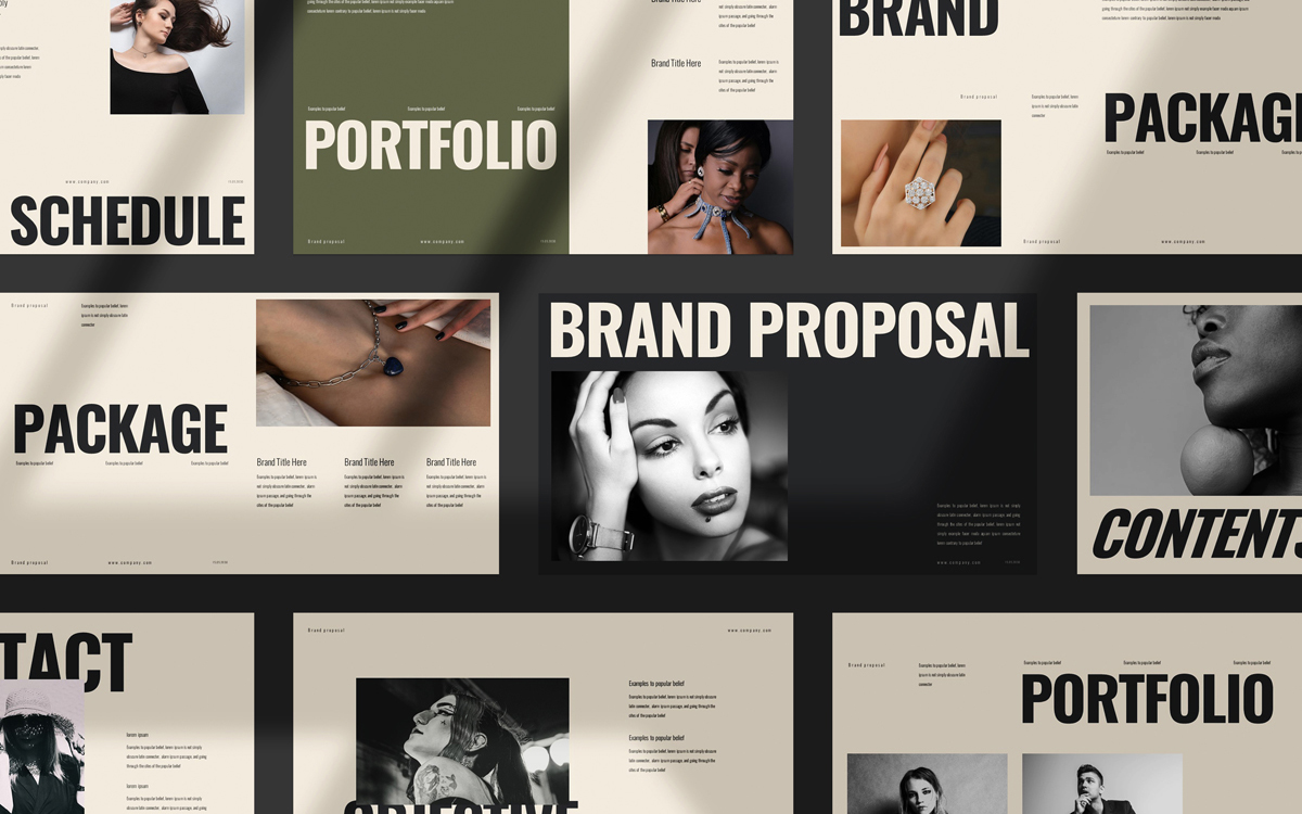 Brand Proposal Presentation Template,