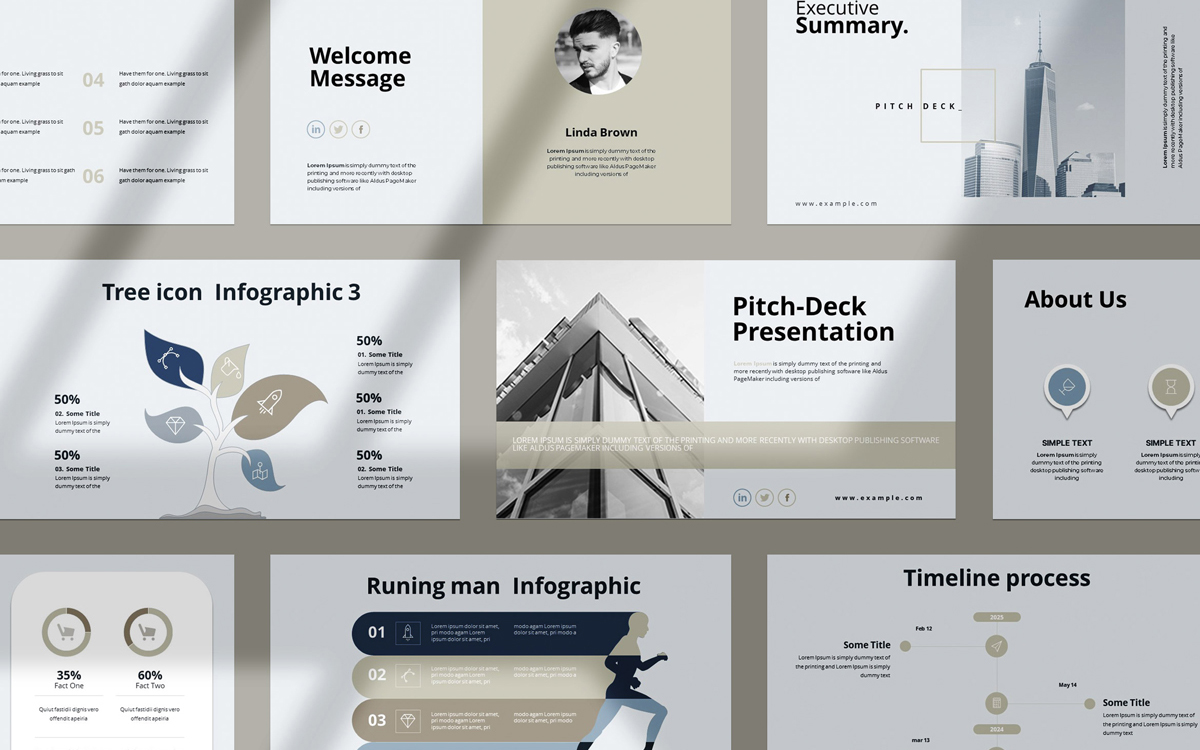 Business Pitch Deck PowerPoint,