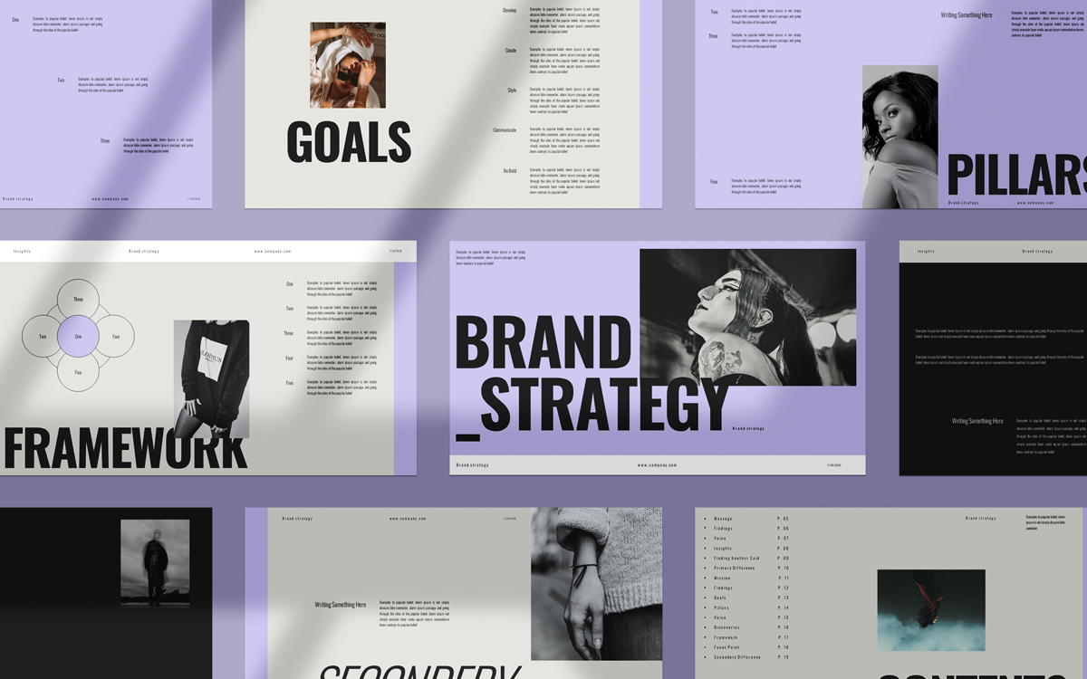 Brand Strategy Presentation Template';