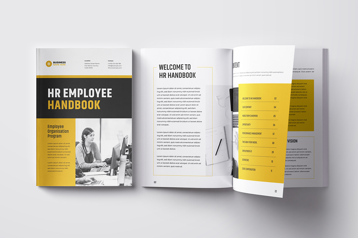 HR / Employee Handbook Layout Design