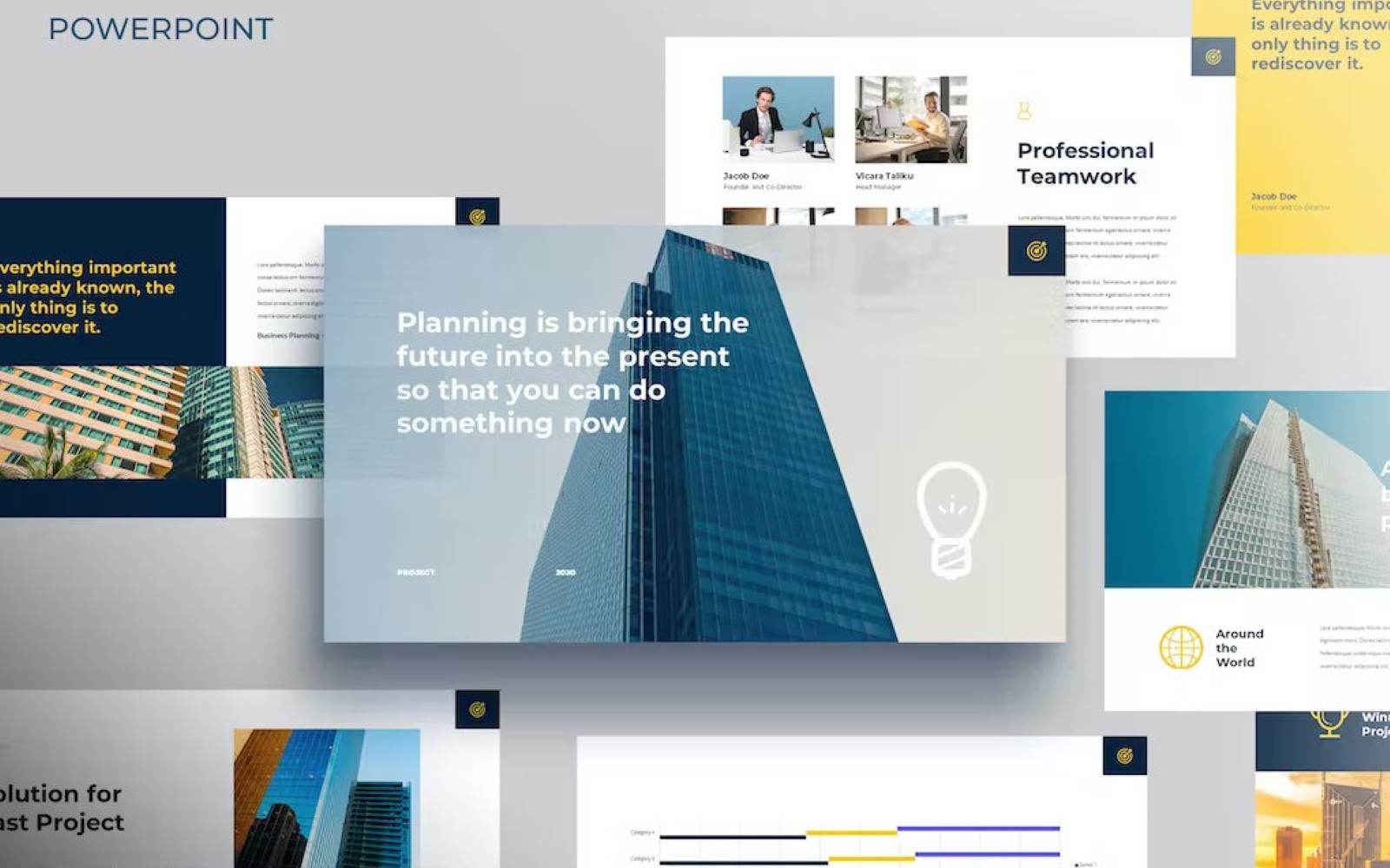 Project - Marketing Powerpoint Template