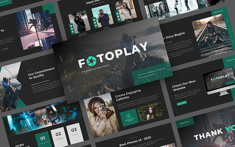 Fotoplay-Photography PowerPoint Template