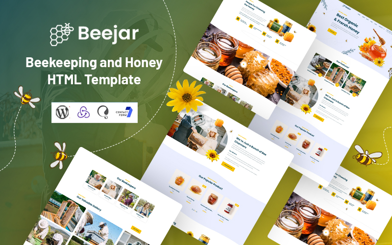 Beejar – Beekeeping and Honey Website Template