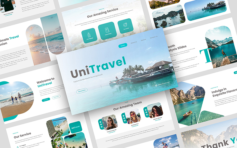 UniTravel-Travel Agency PowerPoint Template