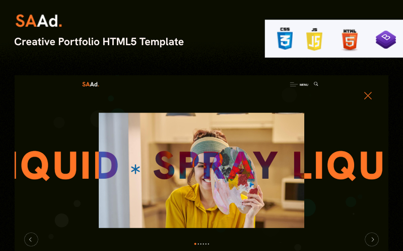 Saad - Creative Portfolio HTML5 Template