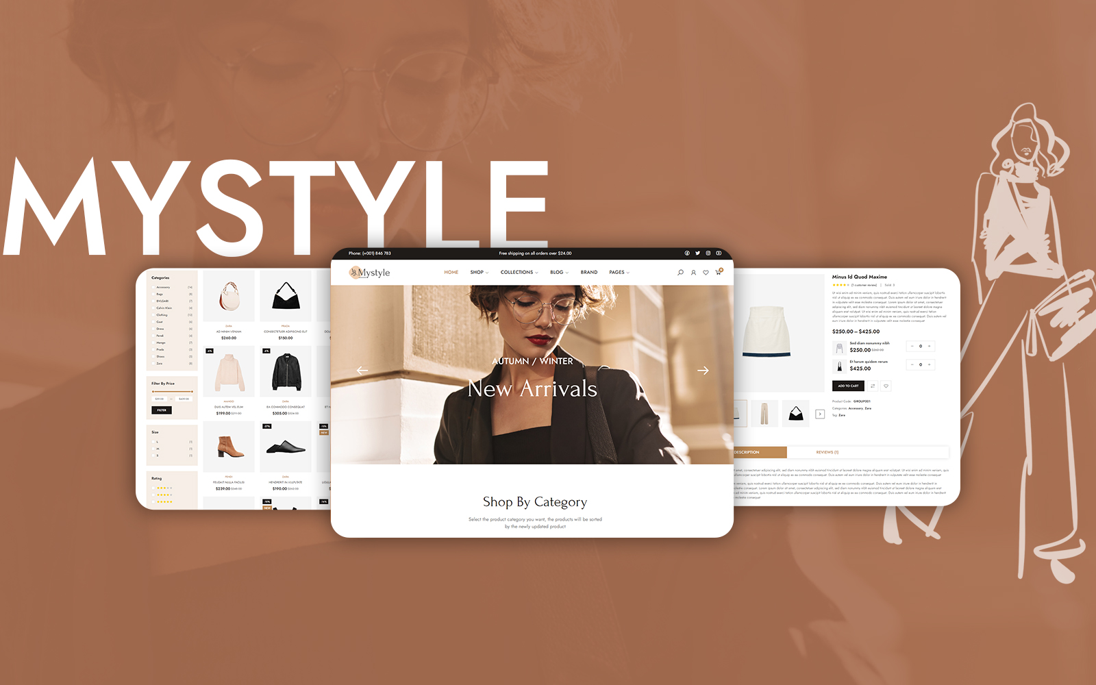 MyStyle - Clothing and Fashion Elementor WooCommerce Theme