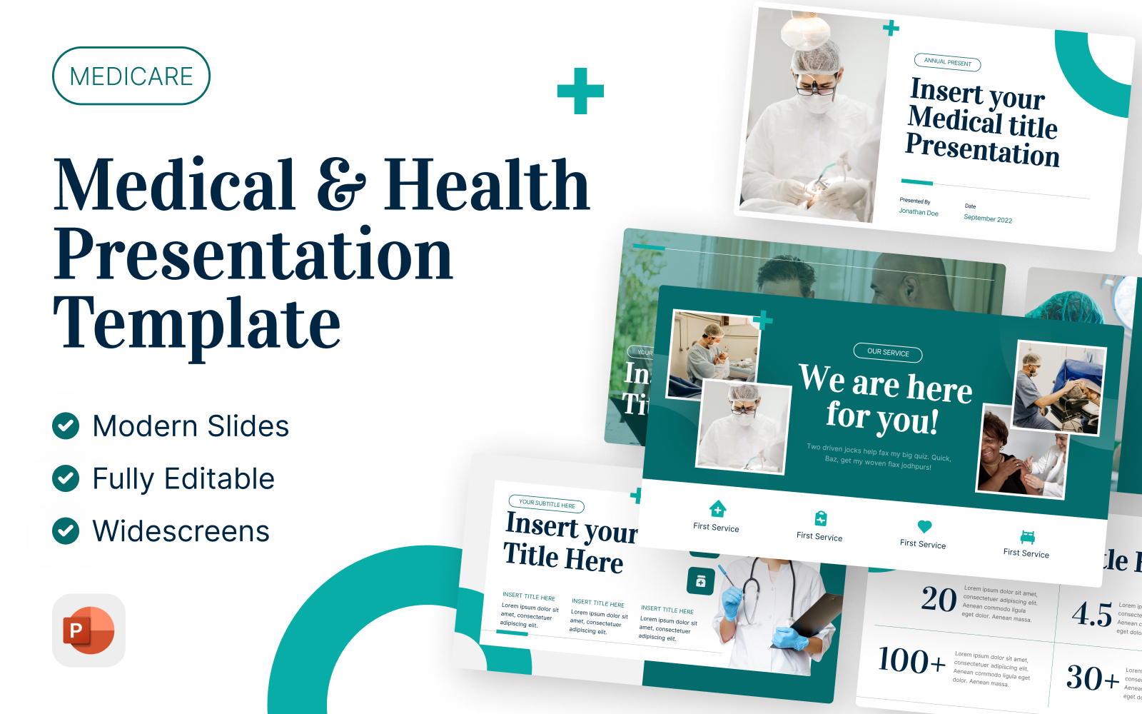 Medicare - Medical and Health PowerPoint Presentation Template