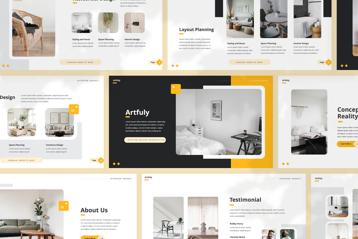 Arfuly — Interior Design Powerpoint Template