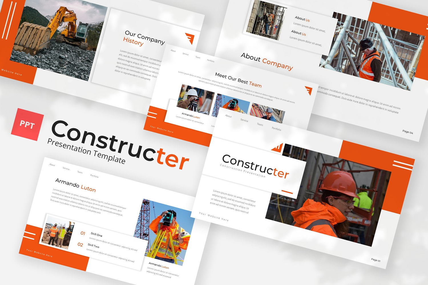 Constructer — Construction Powerpoint Template